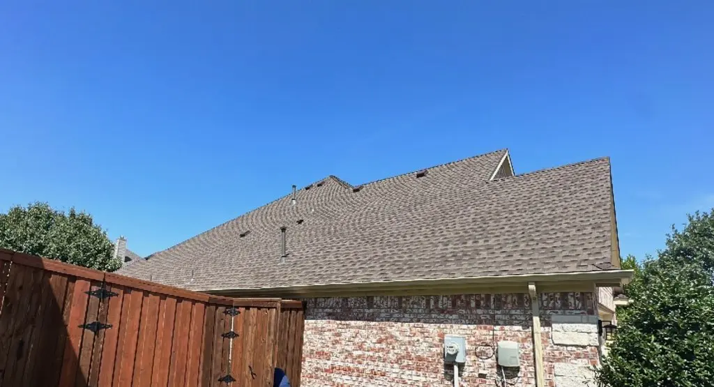 Completed roof replacement project in The Meadows